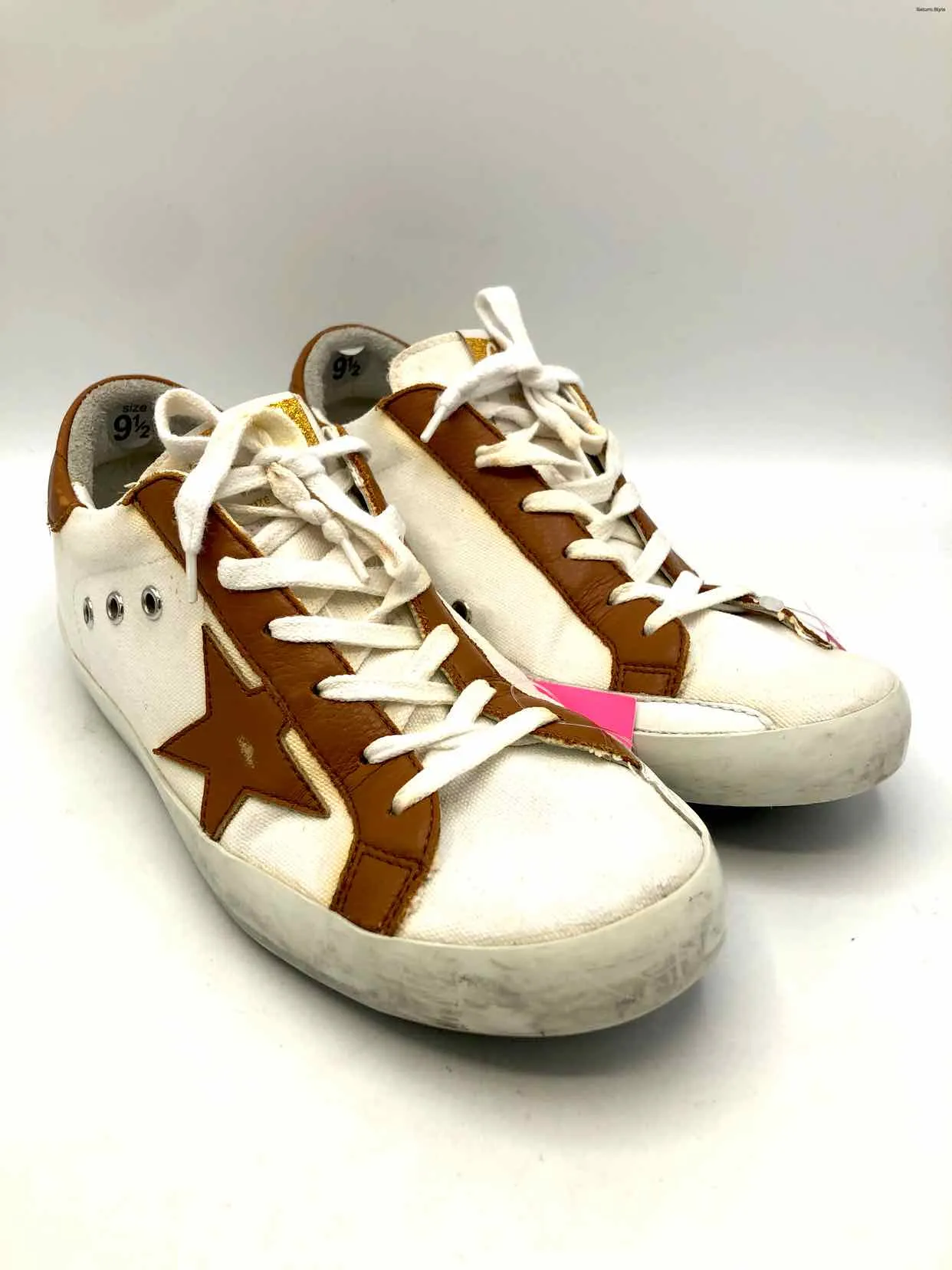 GOLDEN GOOSE White Tan Sneaker Shoe Size 40 US: 9-1/2 Shoes