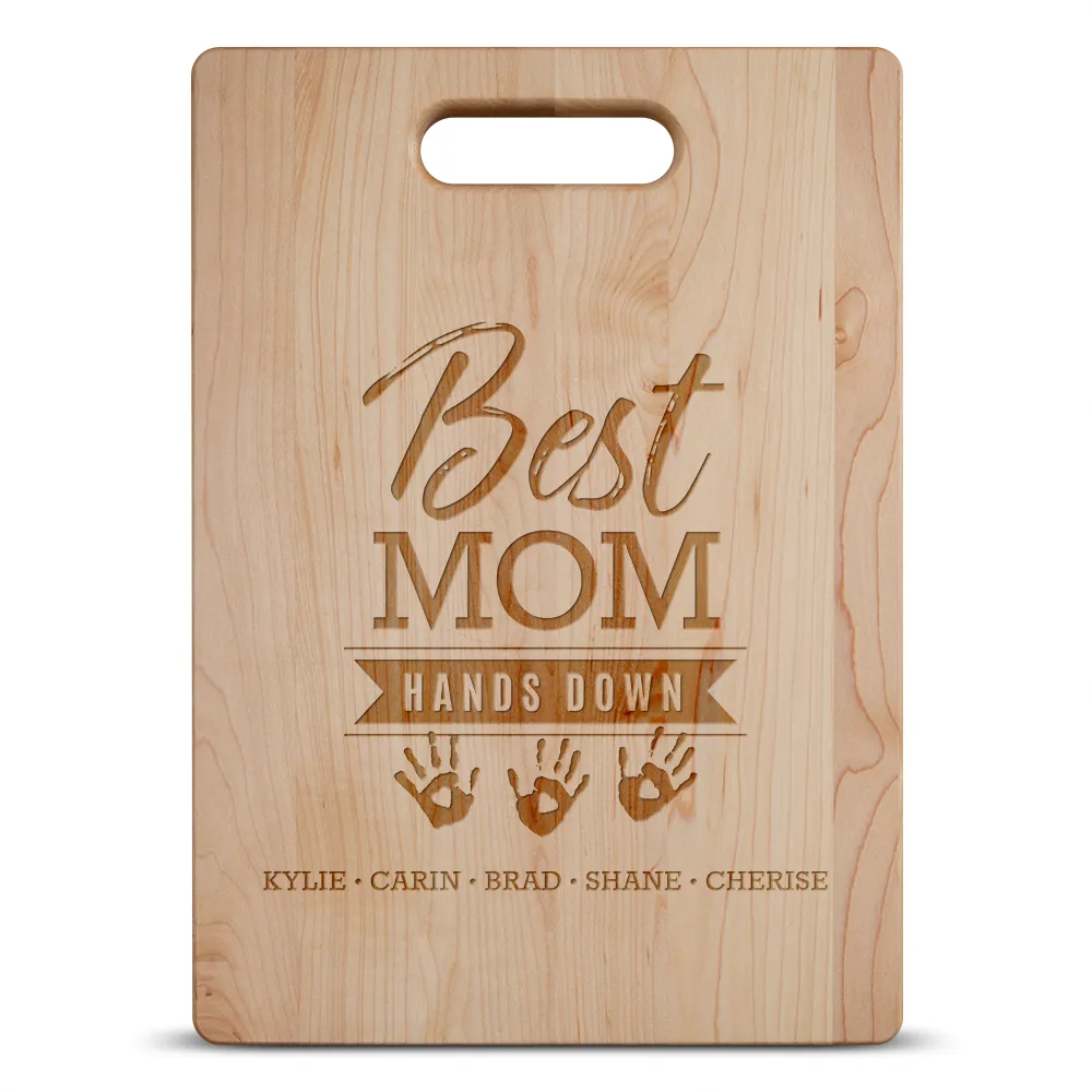 Hands Down Personalized Maple Cutting Board