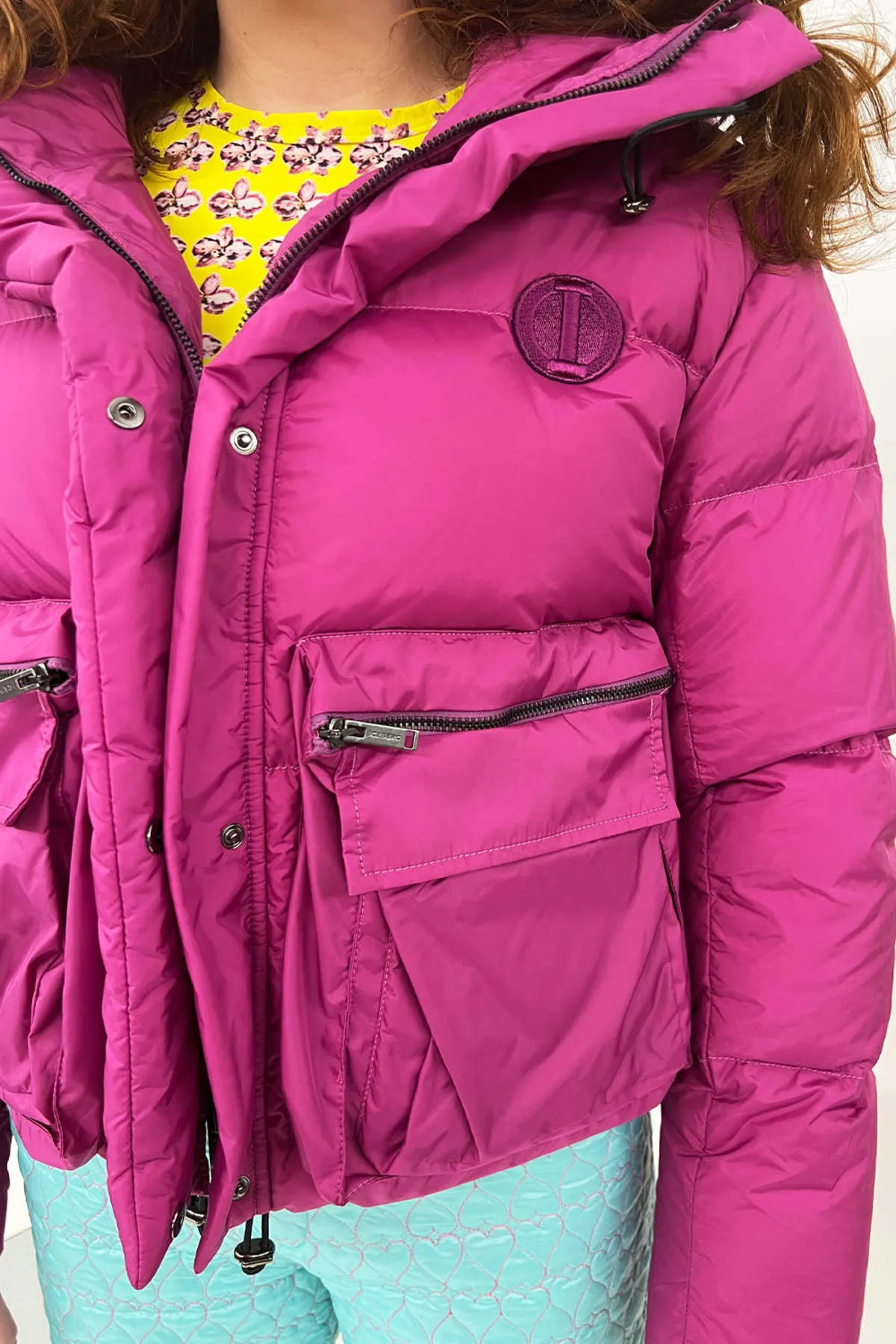 Iceberg Down Jacket - Fuchsia