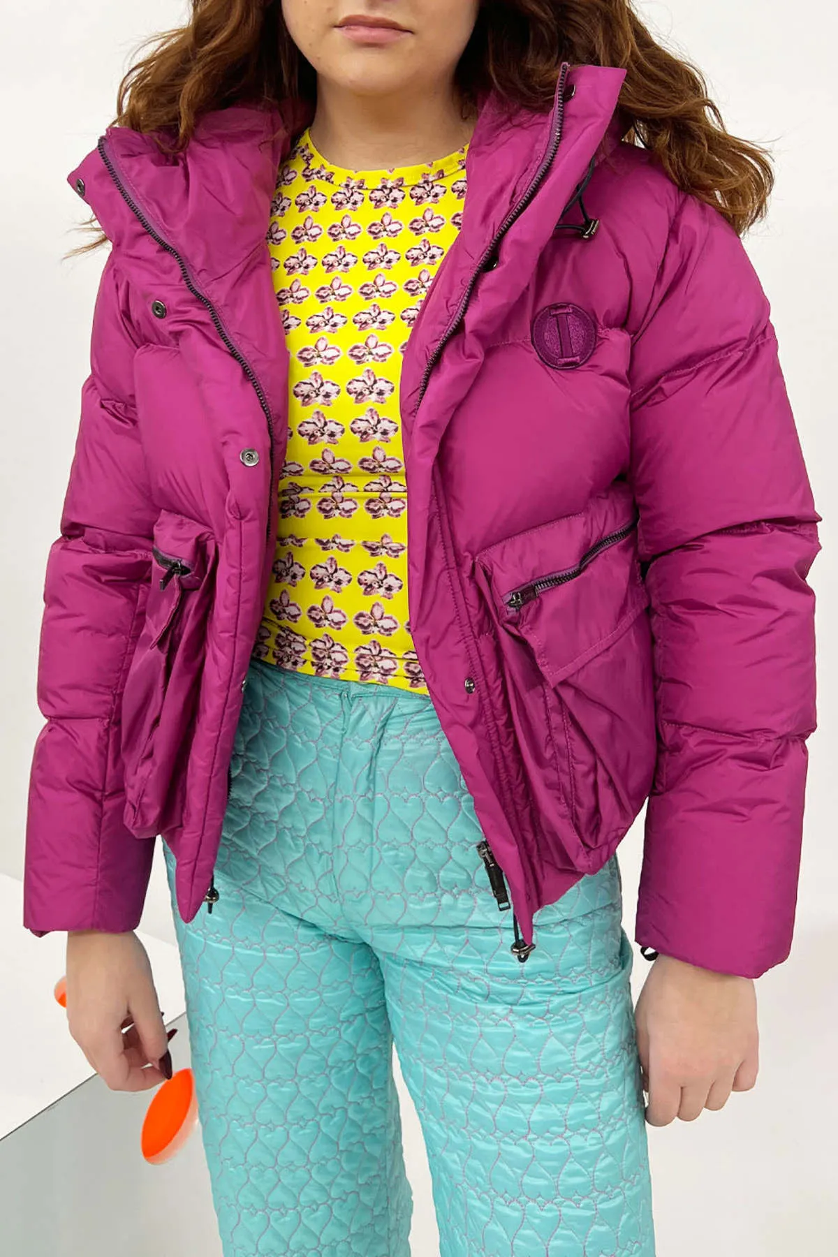 Iceberg Down Jacket - Fuchsia