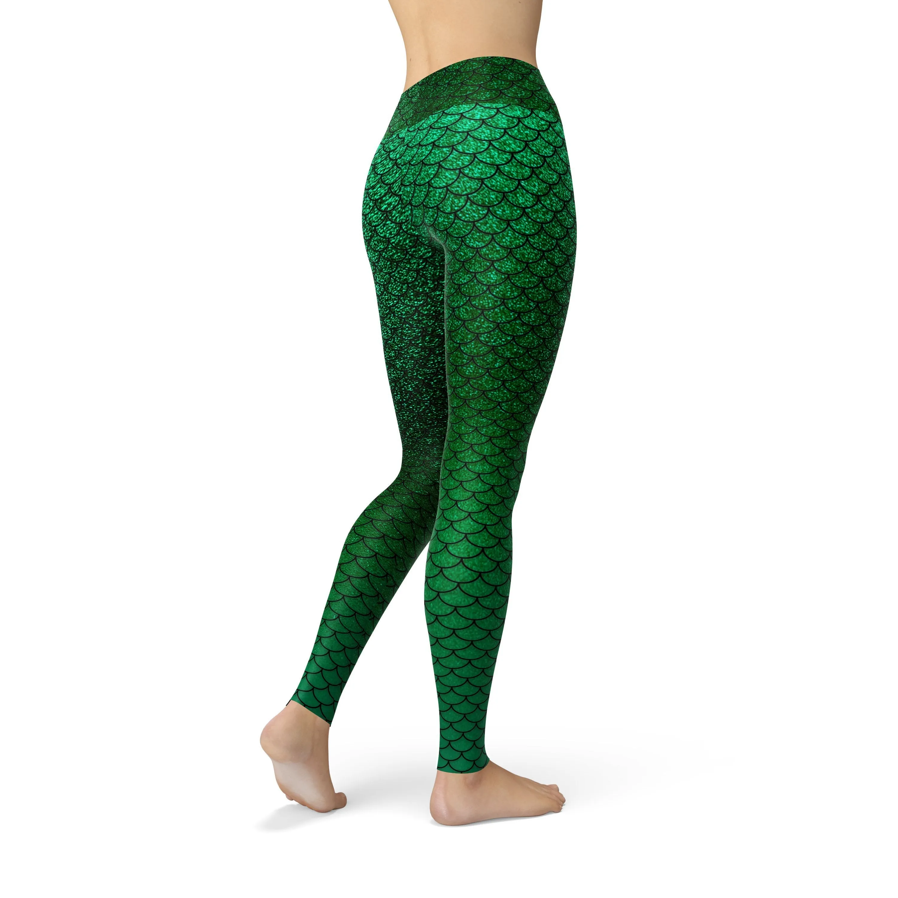 Jean Mermaid Scales Leggings