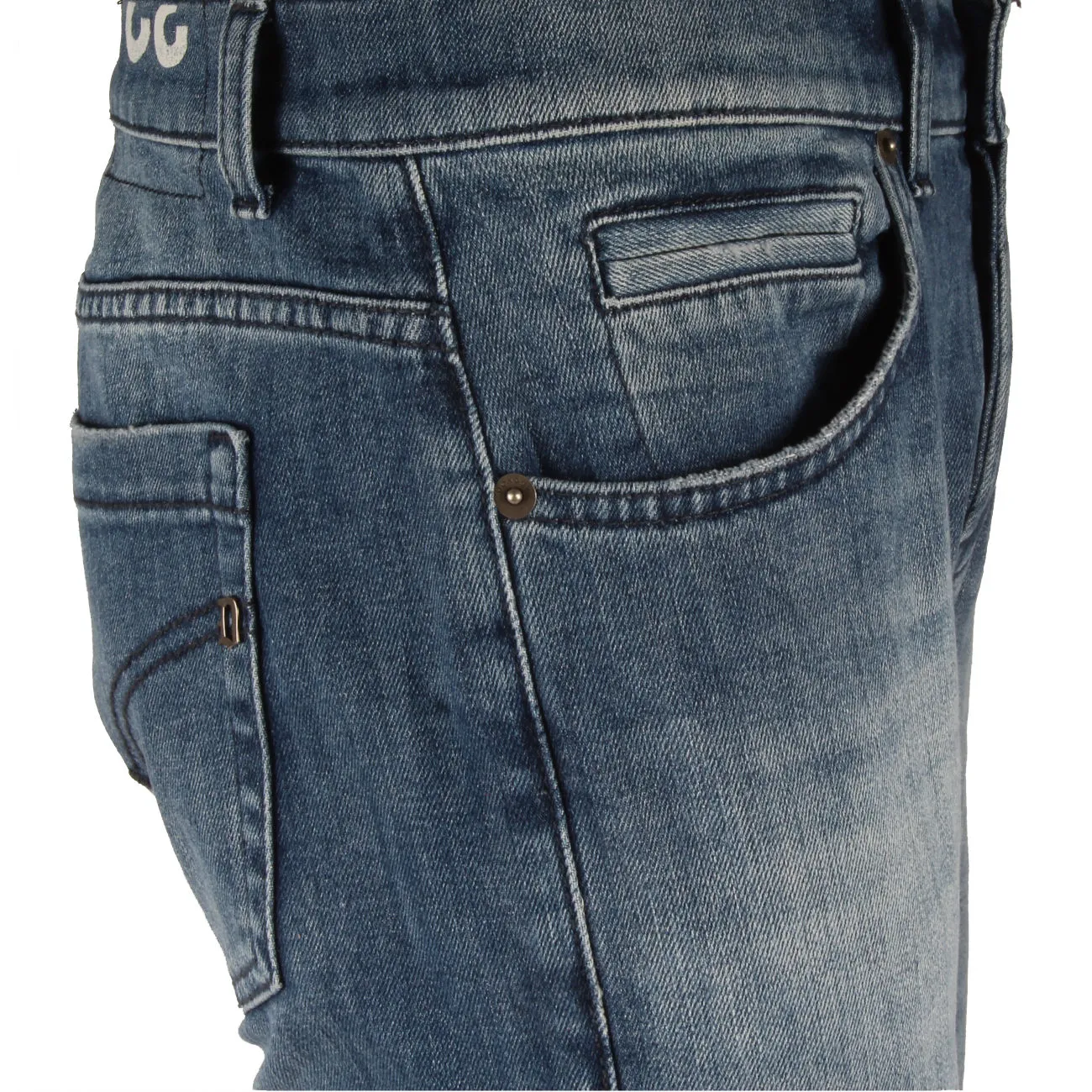 JEANS GEORGE Uomo Denim Medio