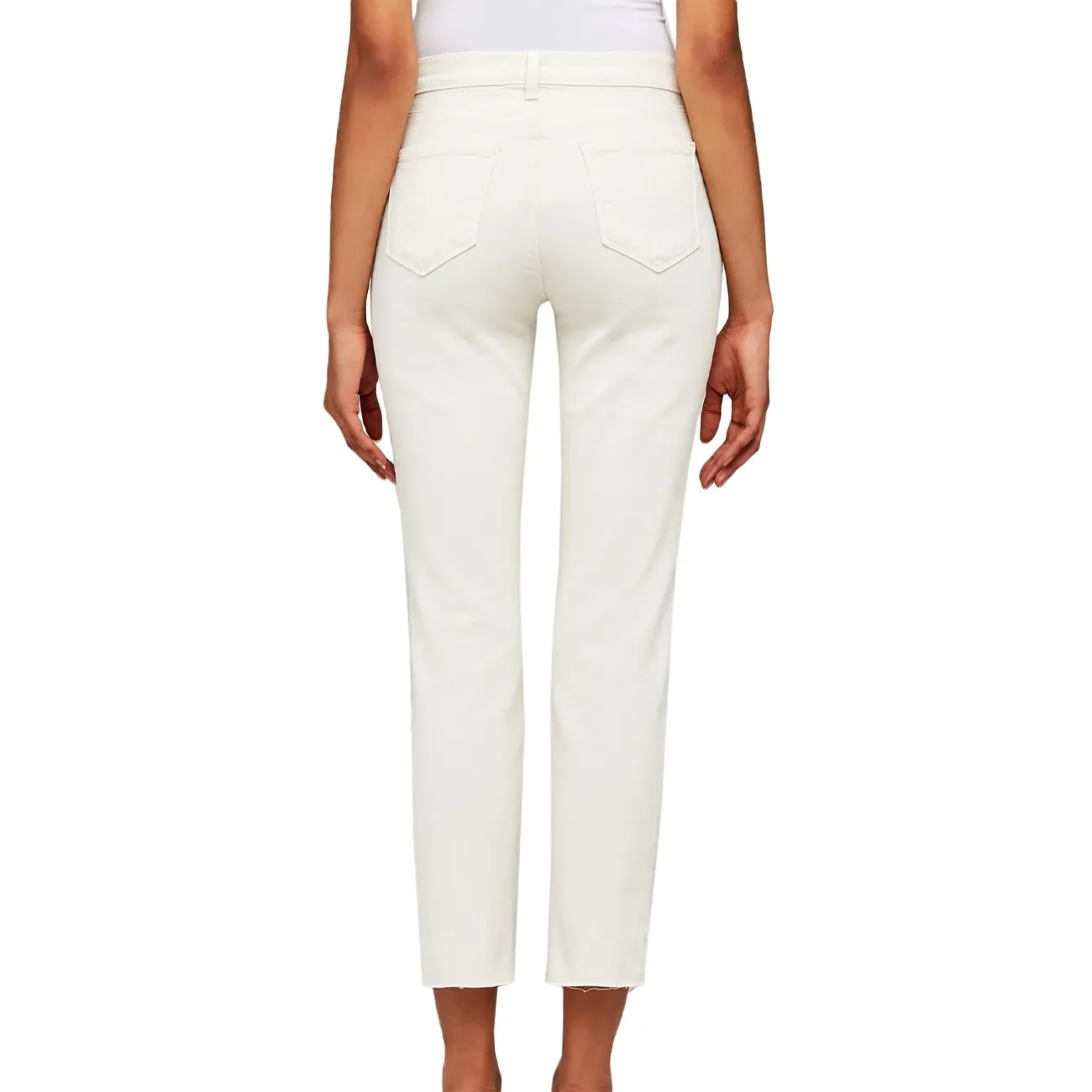 JEANS SADA CROP SLIM Donna White Vintage White