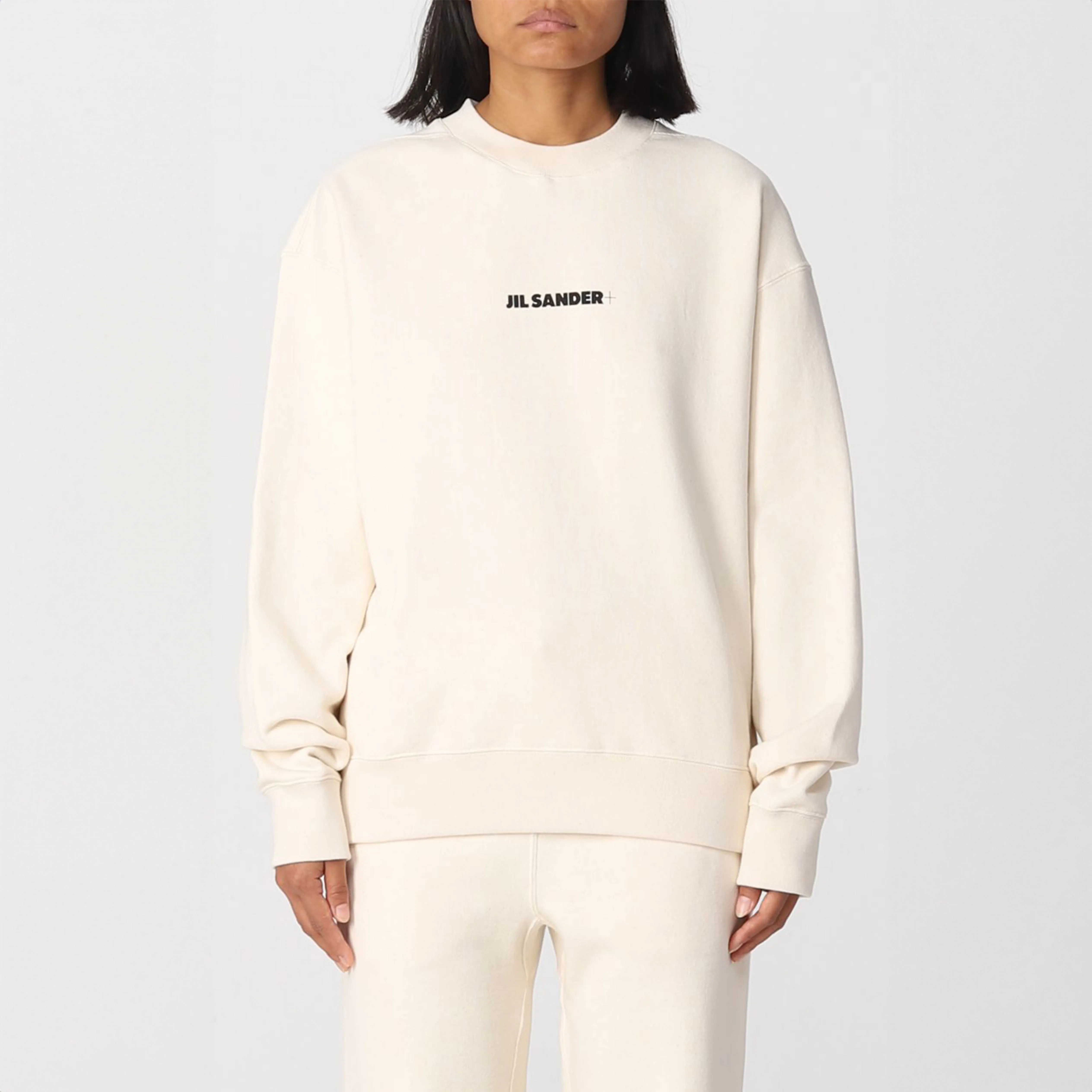 Jil Sander  |Crew Neck Blended Fabrics Street Style Long Sleeves Plain