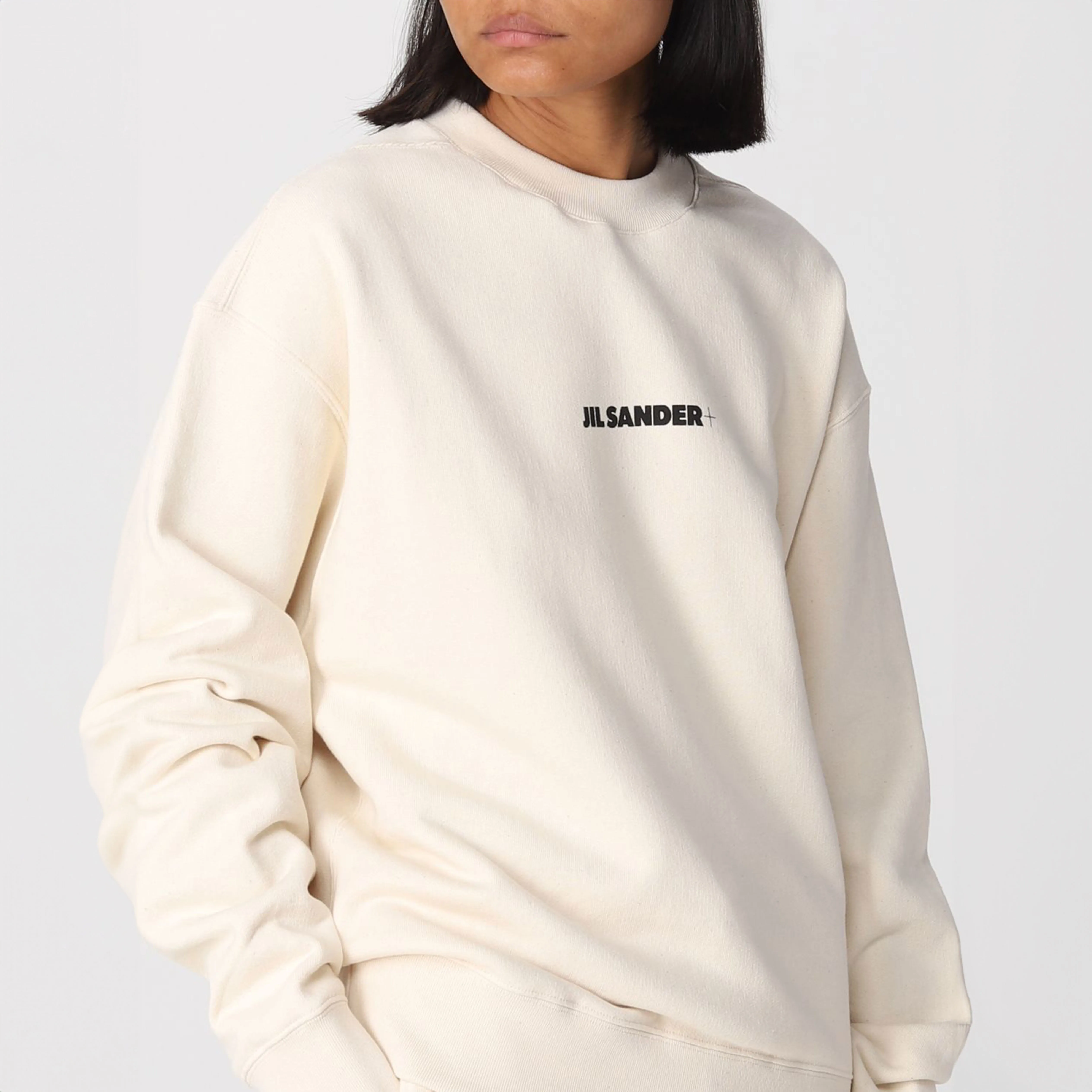 Jil Sander  |Crew Neck Blended Fabrics Street Style Long Sleeves Plain