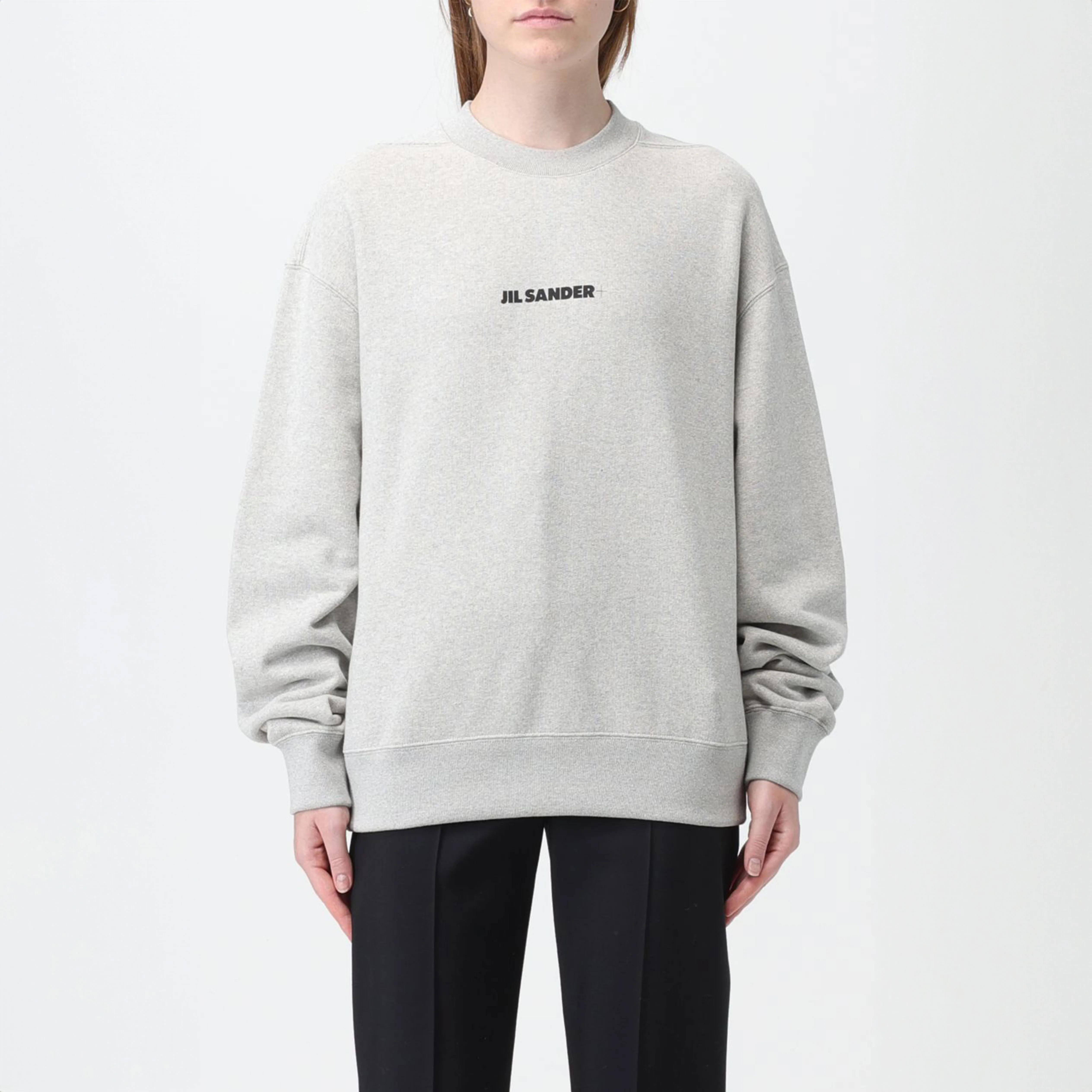 Jil Sander  |Crew Neck Blended Fabrics Street Style Long Sleeves Plain