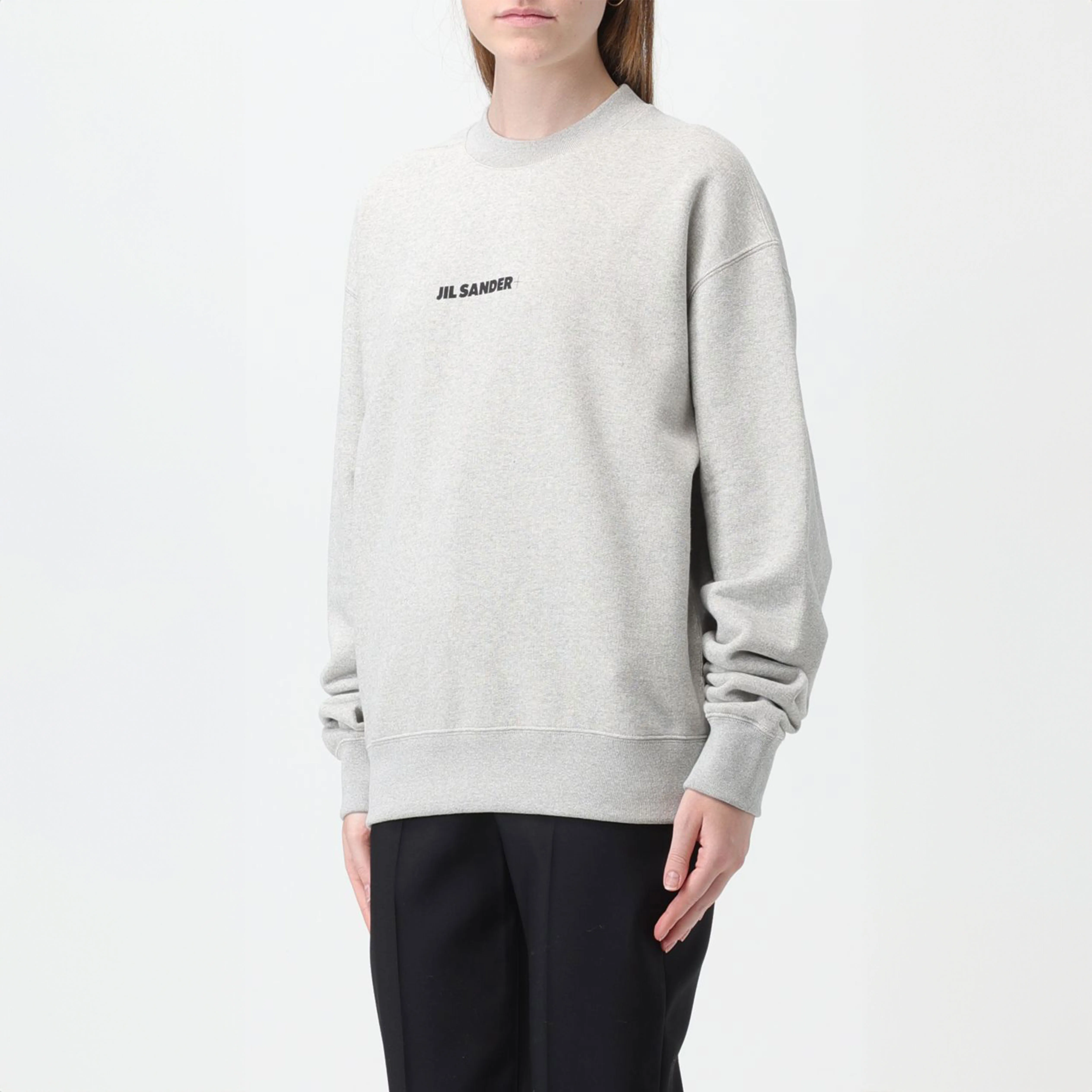 Jil Sander  |Crew Neck Blended Fabrics Street Style Long Sleeves Plain