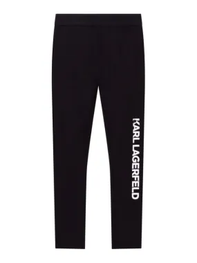 Karl Lagerfeld Leggings Logo Black