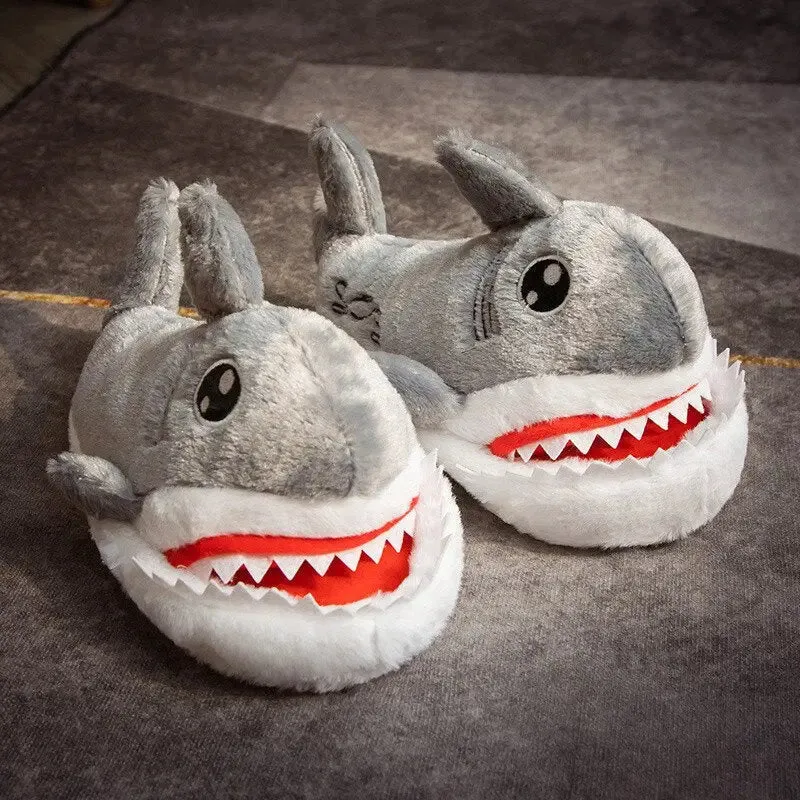 Kawaii Hamster Plush Pig Shark Slippers Stuffed Animal Slippers LIN76