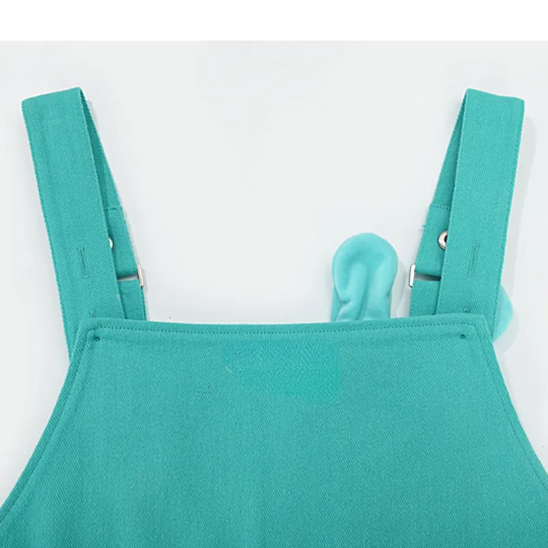 Kawaii Teal Bunny Overalls ON638