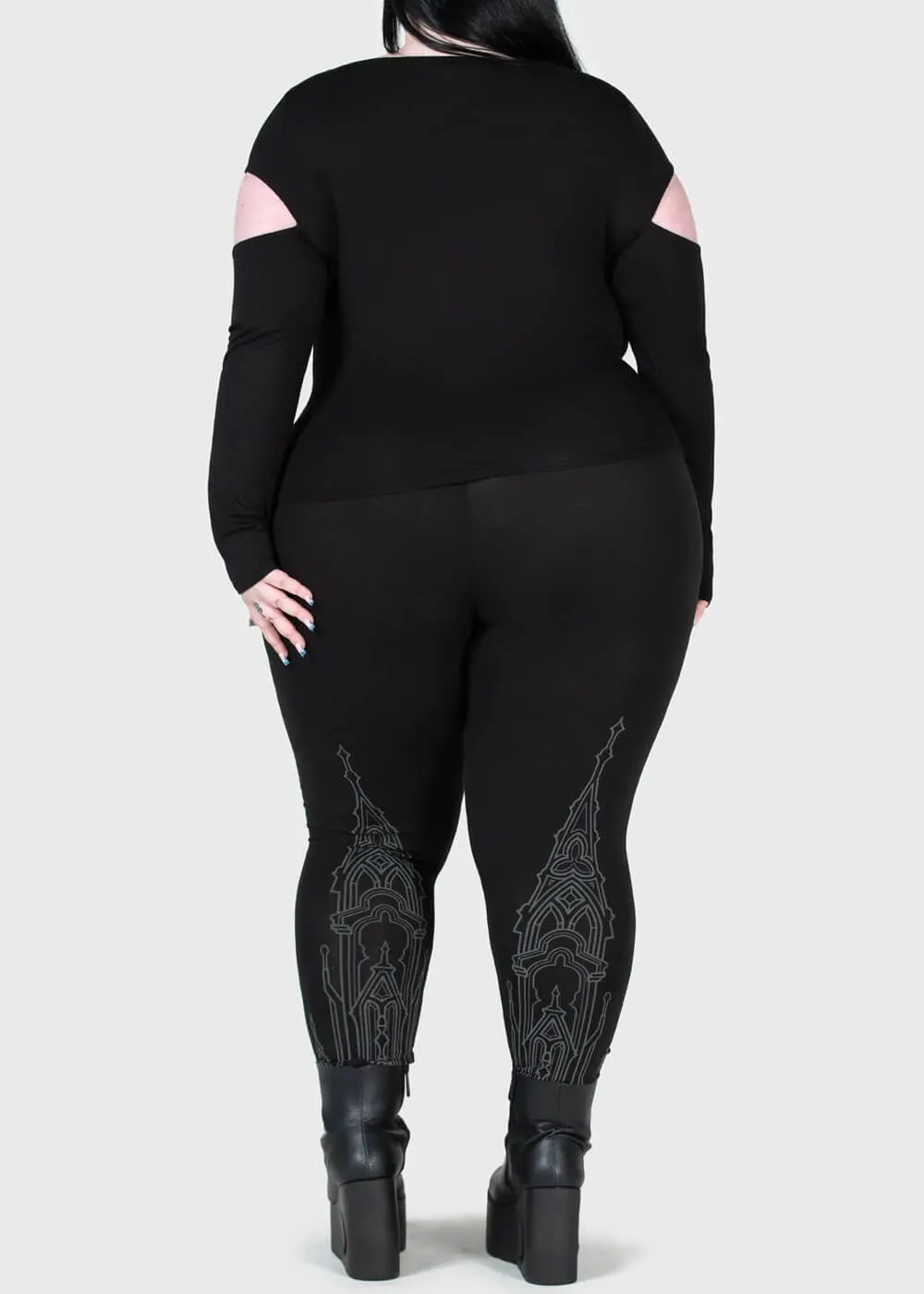 Killstar Secret Shrine Leggings Zwart