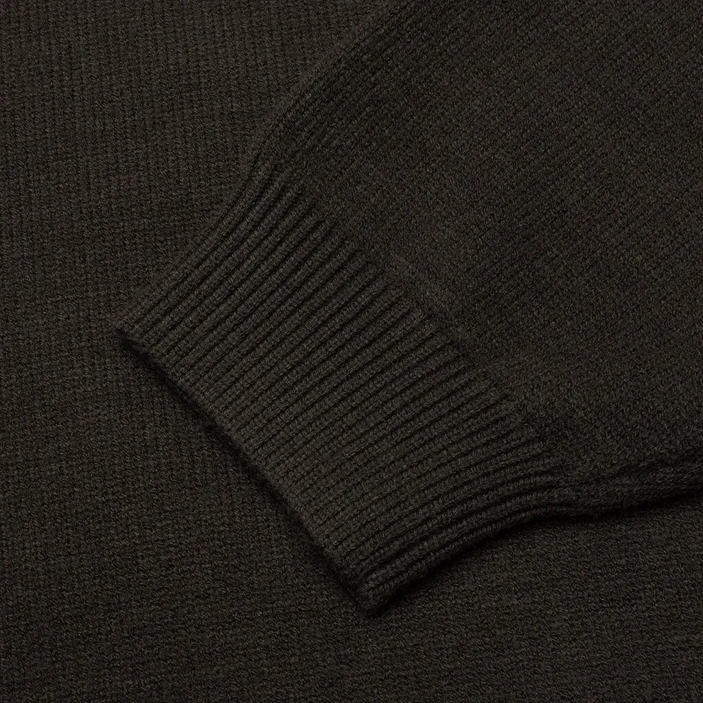 Knit Turtleneck - Off Black