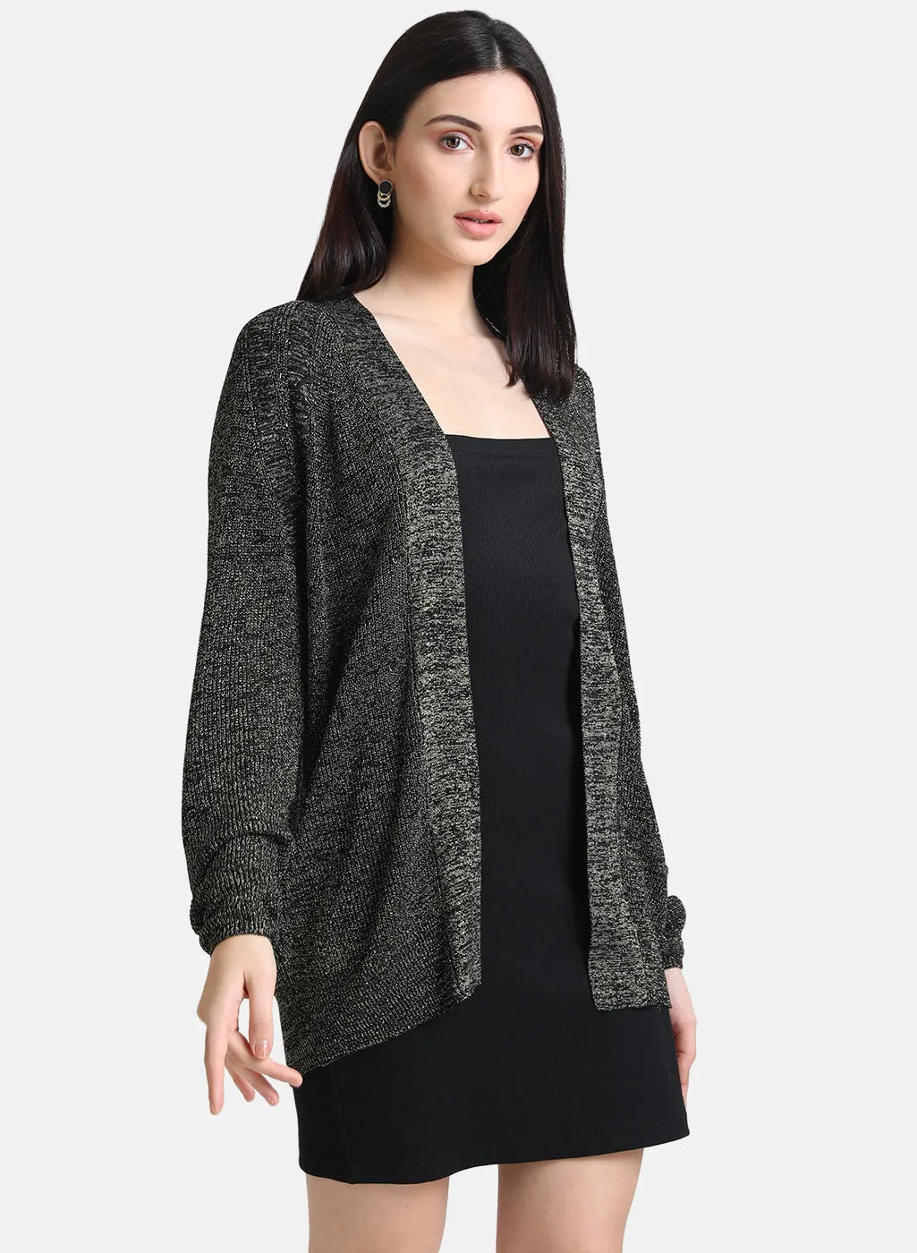 Knitted Lurex Shrug