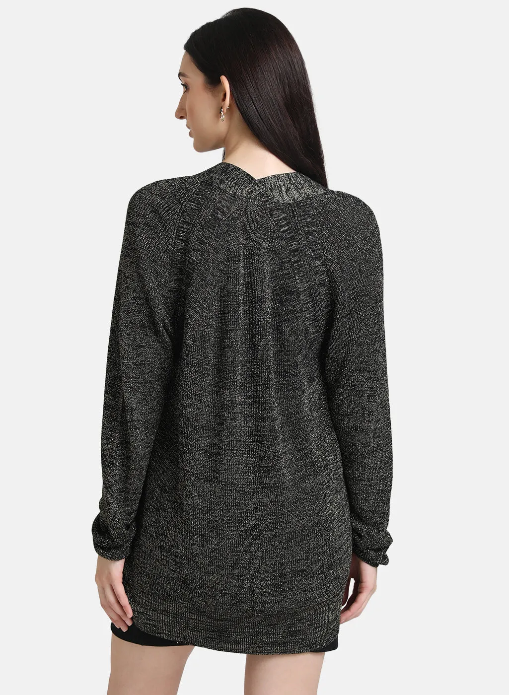 Knitted Lurex Shrug