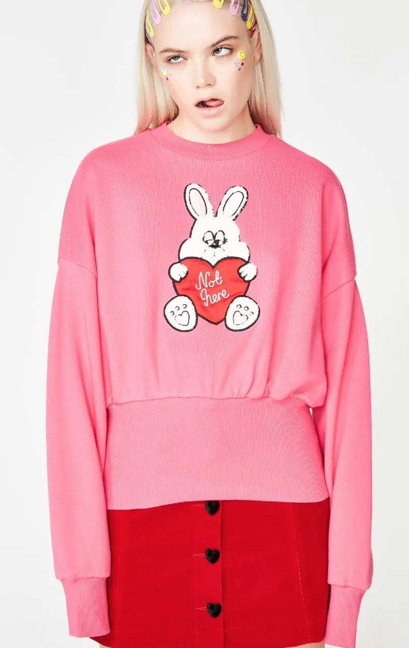 LAZY OAF  |Street Style U-Neck Other Animal Patterns Cotton Medium