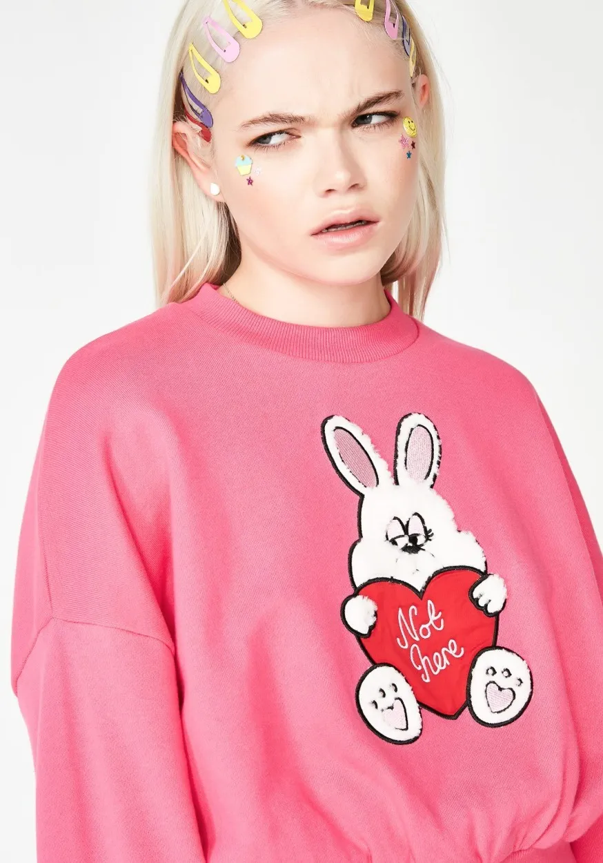 LAZY OAF  |Street Style U-Neck Other Animal Patterns Cotton Medium