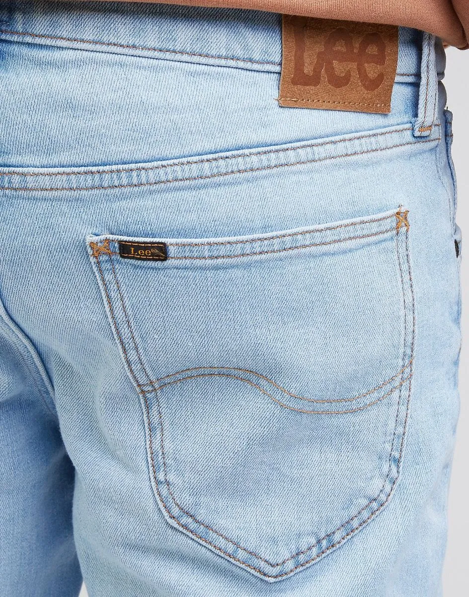 Lee Daren Zip Regular Straight Denim Jeans Blue Sky Light