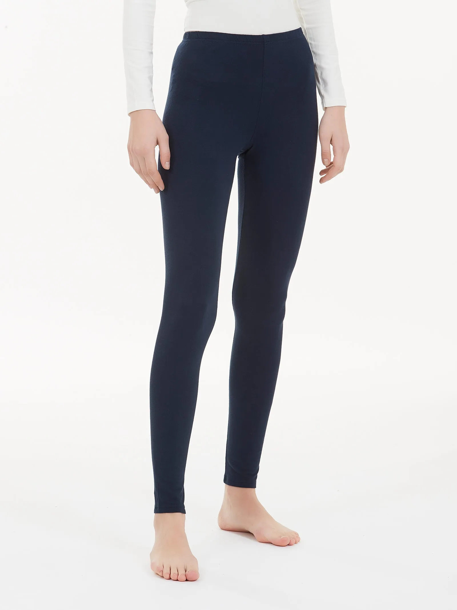 Leggings in Eco Viscosa - Bleu