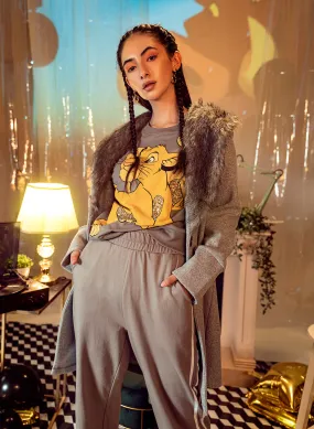 Lion King Disney Printed Sequin Sweat