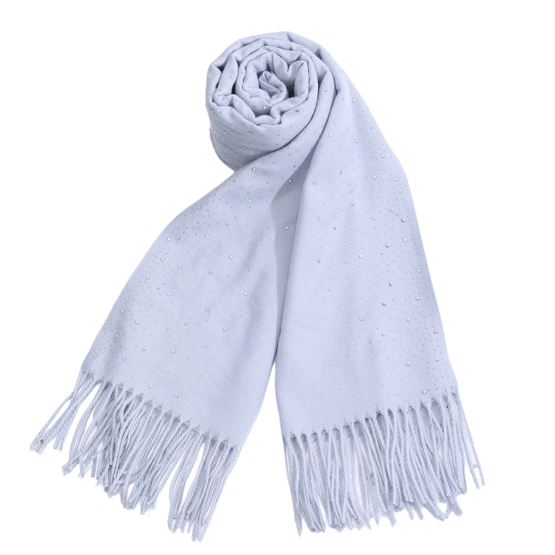 Lucia Scarf in Light Grey