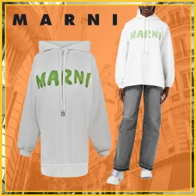 MARNI  |Unisex Street Style Long Sleeves Plain Oversized