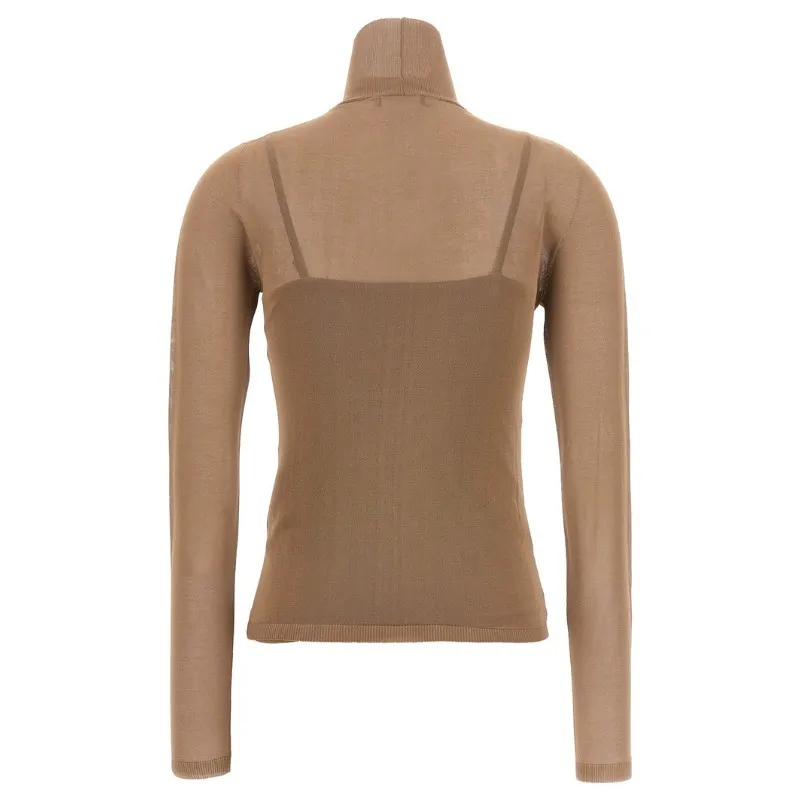 MaxMara  |Viscose yarn turtleneck