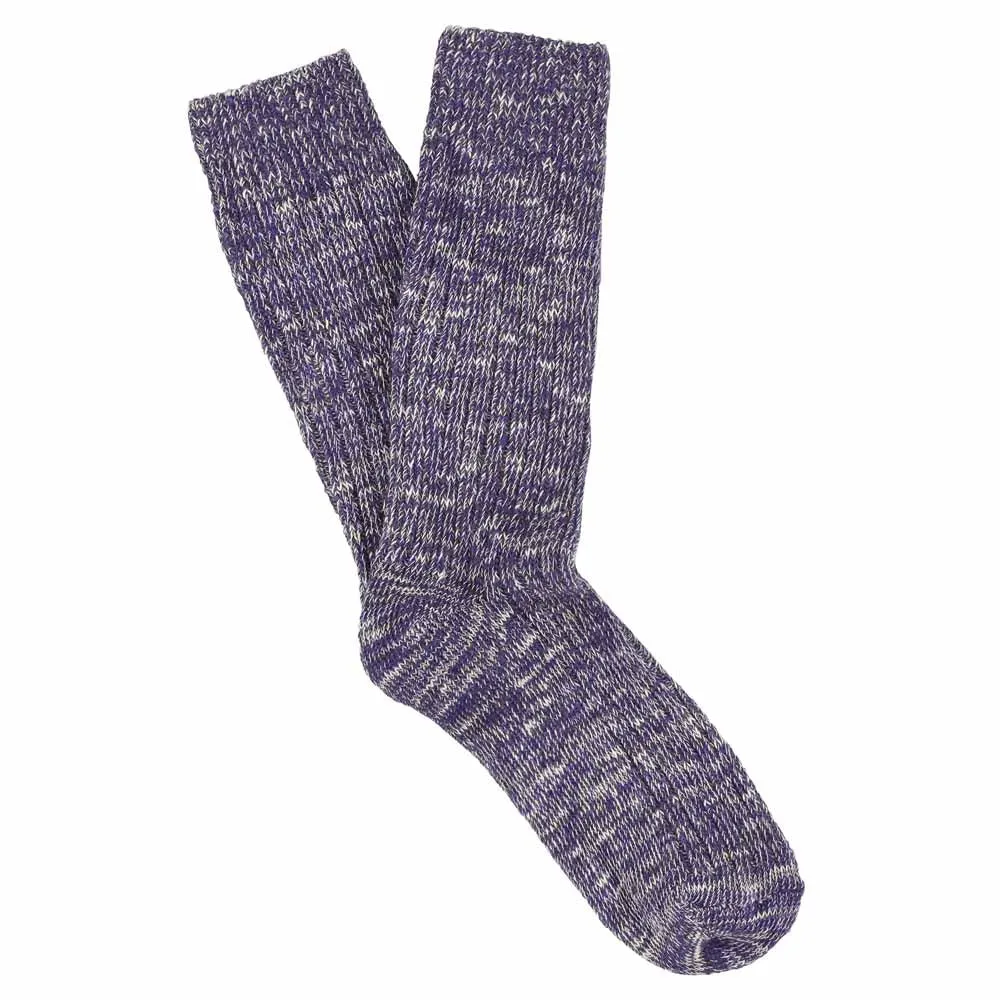 Melange Socks Purple