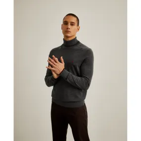 Merino wool turtleneck jumper