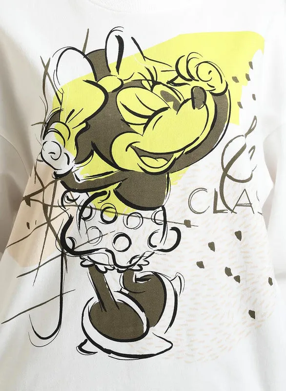 Minnie Mouse Disney Printed Oversized Sweatshirt