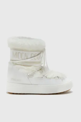 Moon Boot Ltrack Faux Fur Bianco Donna