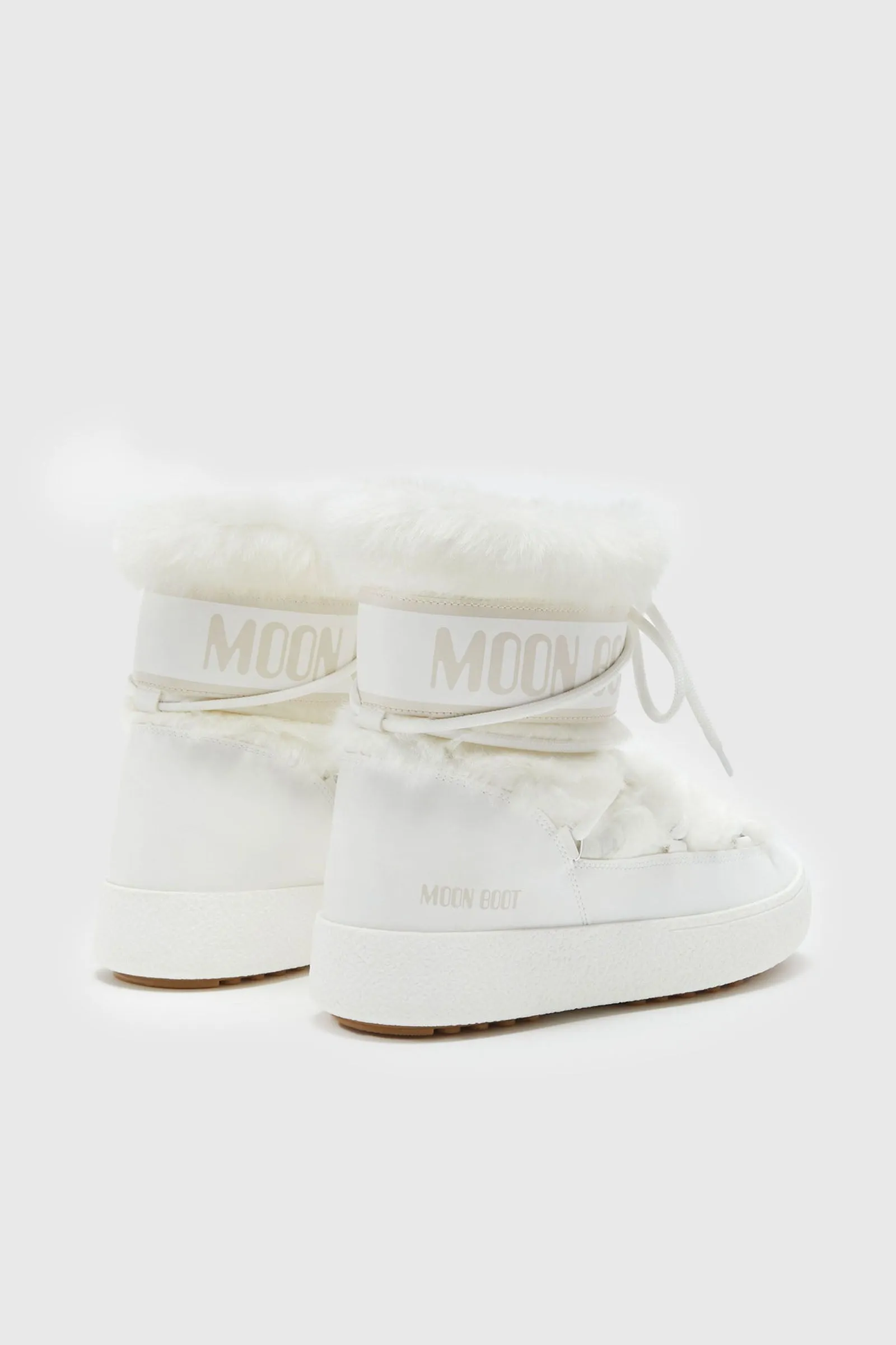 Moon Boot Ltrack Faux Fur Bianco Donna