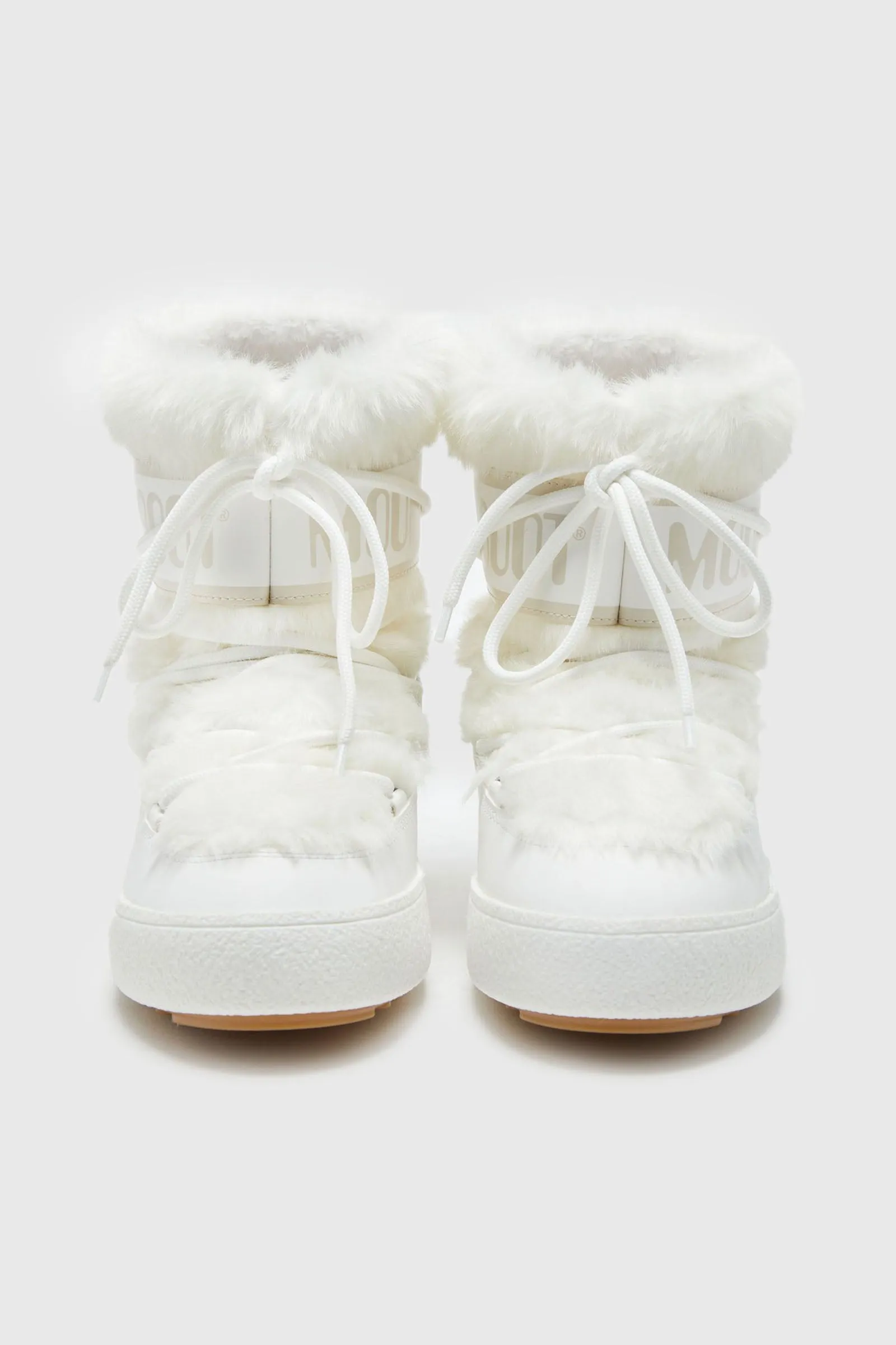 Moon Boot Ltrack Faux Fur Bianco Donna