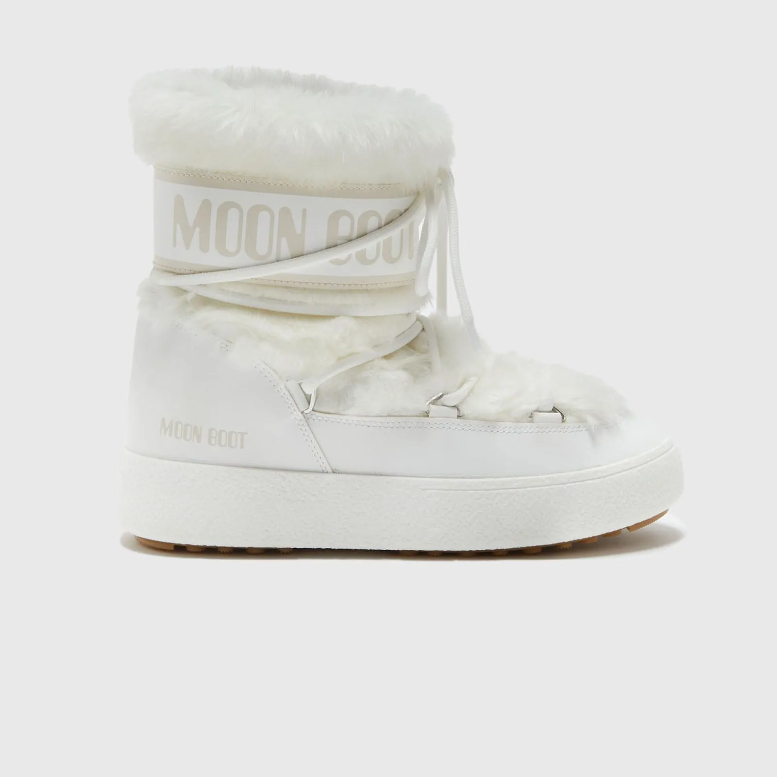 Moon Boot Ltrack Faux Fur Bianco Donna