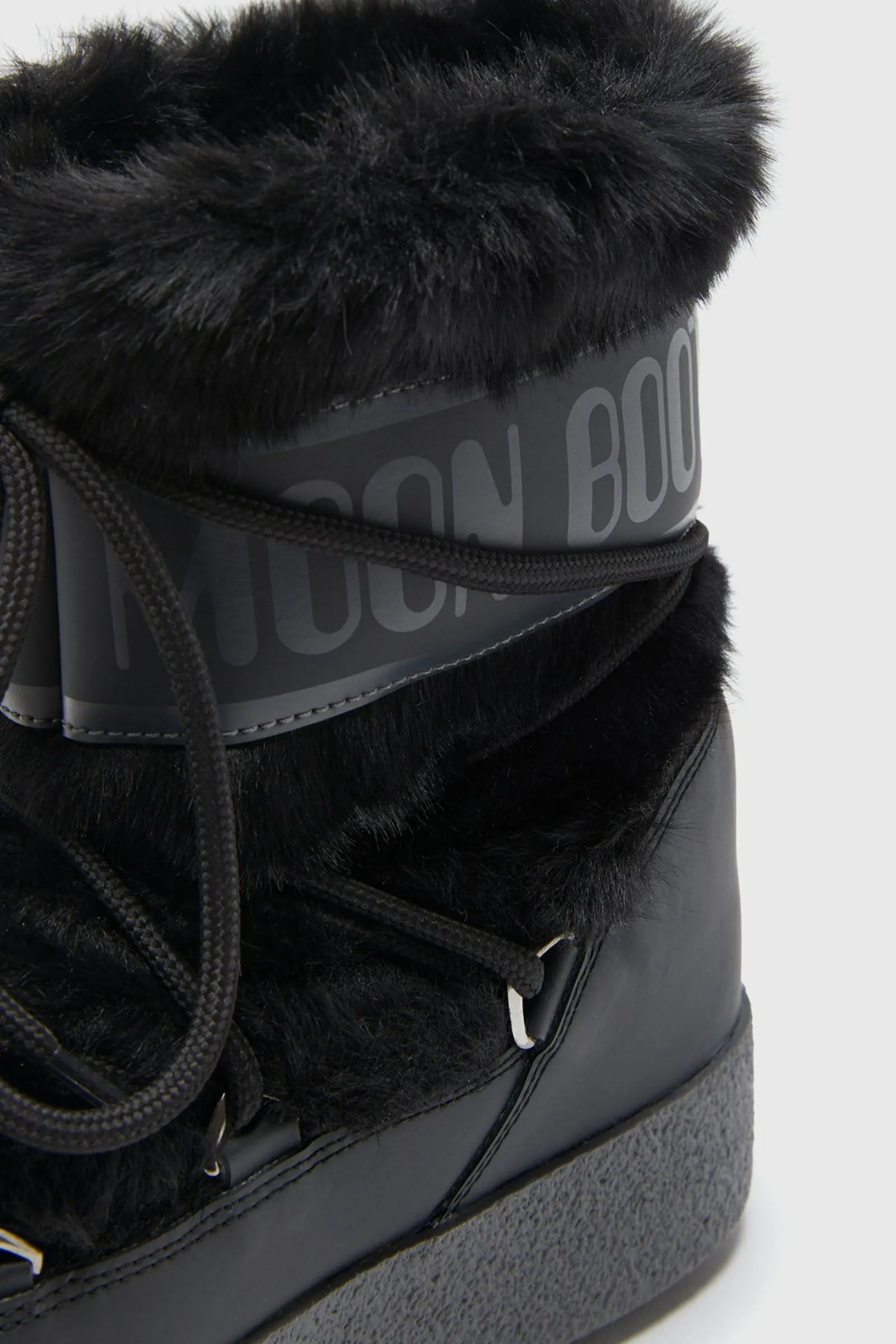 Moon Boot Ltrack Faux Fur Nero Donna