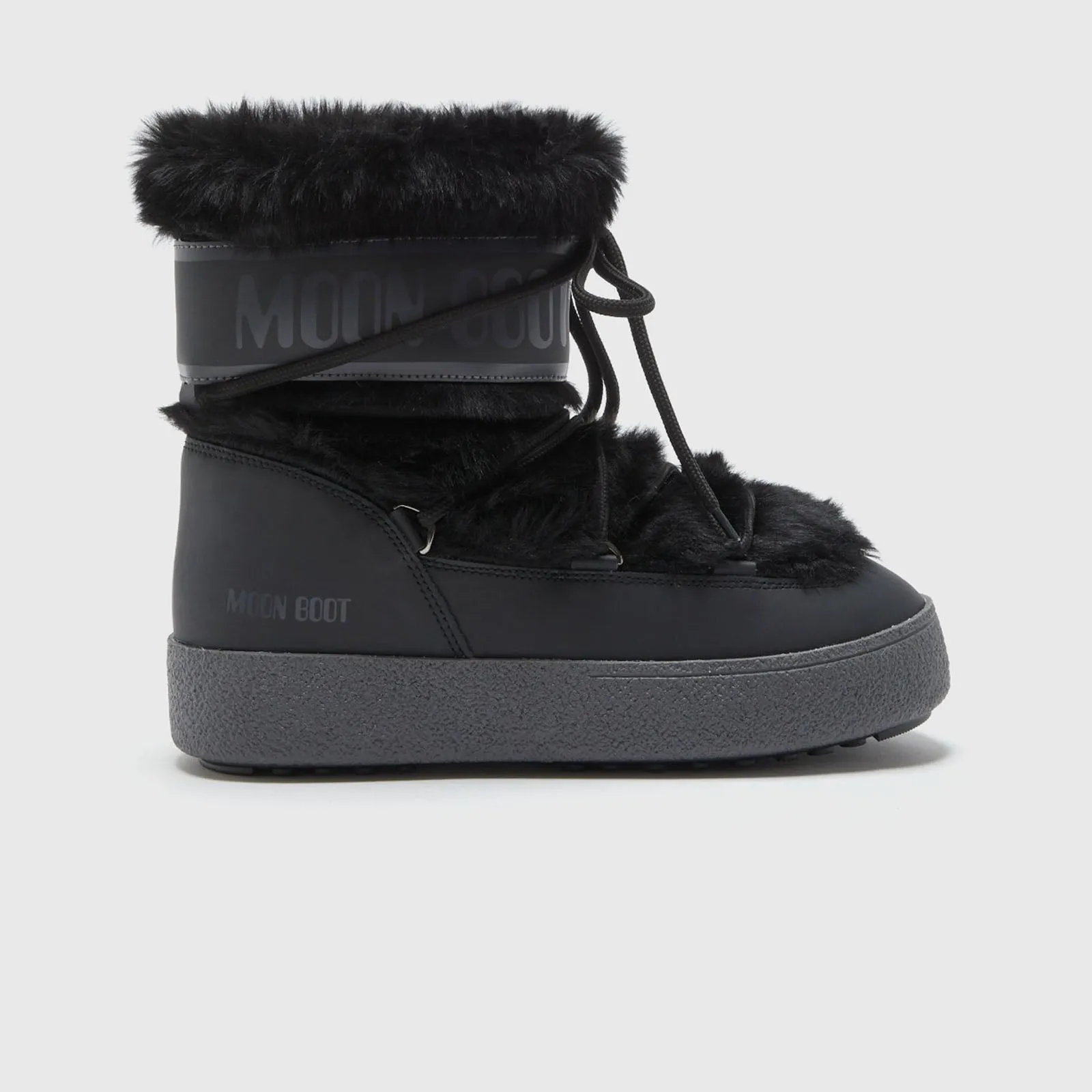 Moon Boot Ltrack Faux Fur Nero Donna