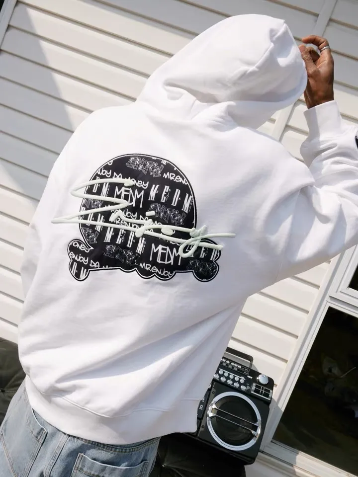 MR. ENJOY DA MONEY  |Unisex Street Style Long Sleeves Plain Oversized Logo