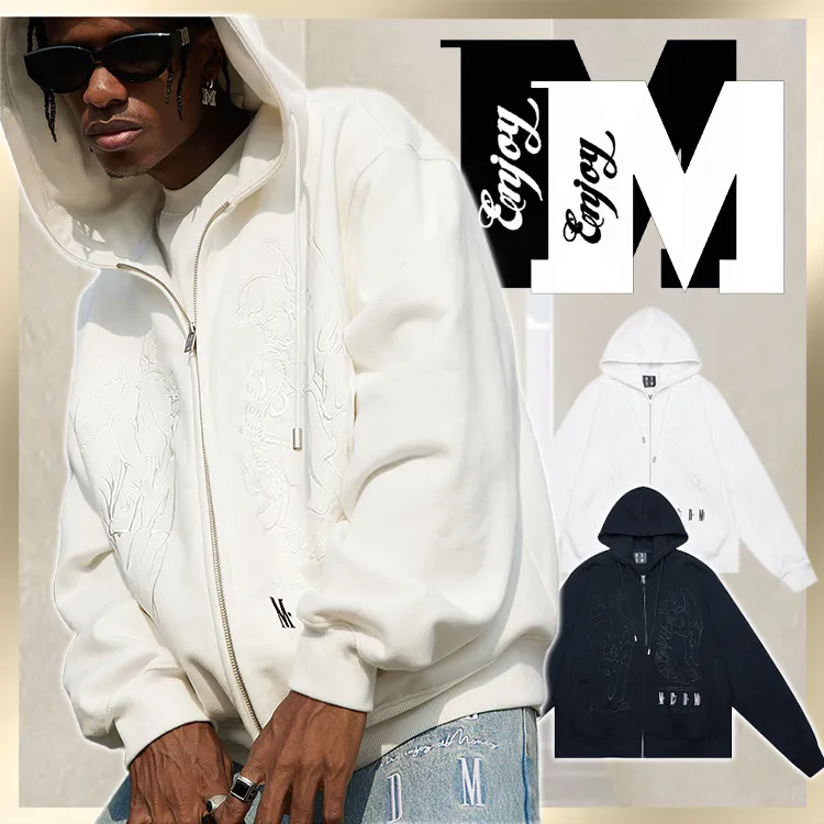 MR. ENJOY DA MONEY  |Unisex Sweat Blended Fabrics Street Style Long Sleeves