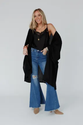 Mystic Meadow Kimono - Black