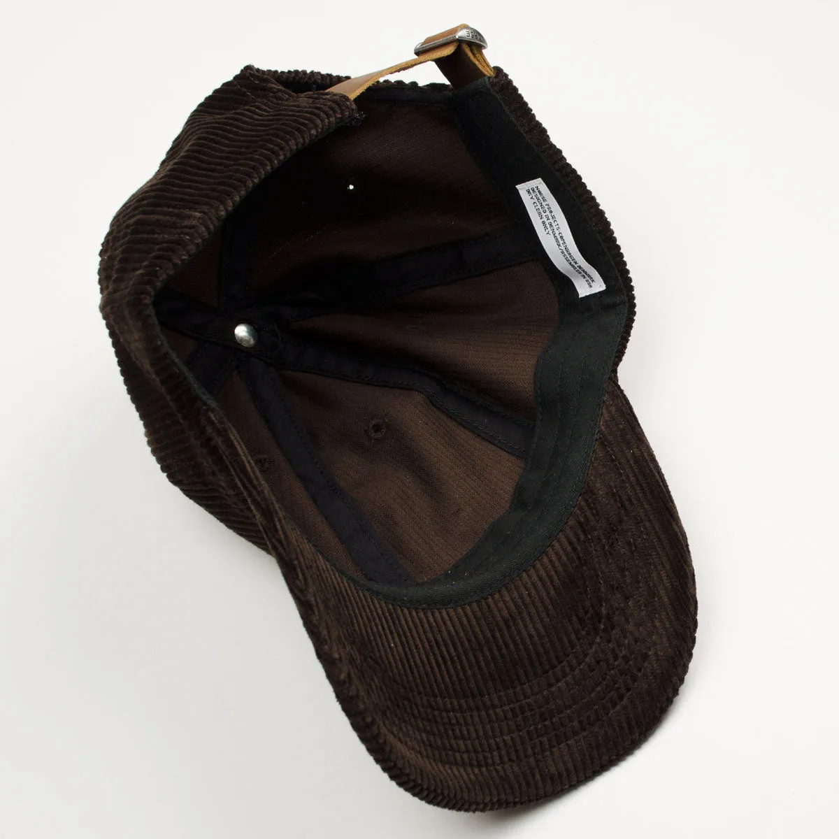 Norse Projects - 8 Wale Cord Sports Cap - Truffle