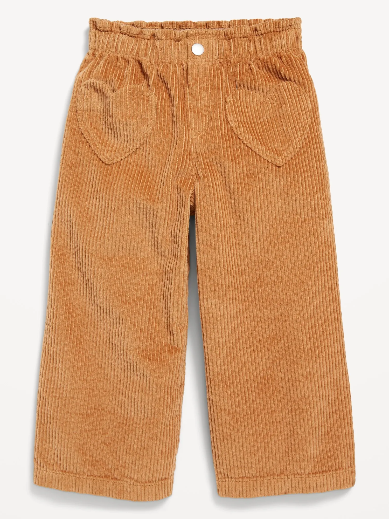 Old Navy High-Waisted Heart-Pocket Wide-Leg Corduroy Pants for Toddler Girls