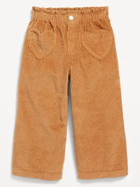 Old Navy High-Waisted Heart-Pocket Wide-Leg Corduroy Pants for Toddler Girls