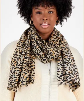 On 34th Women's Leopard-Print Scarf