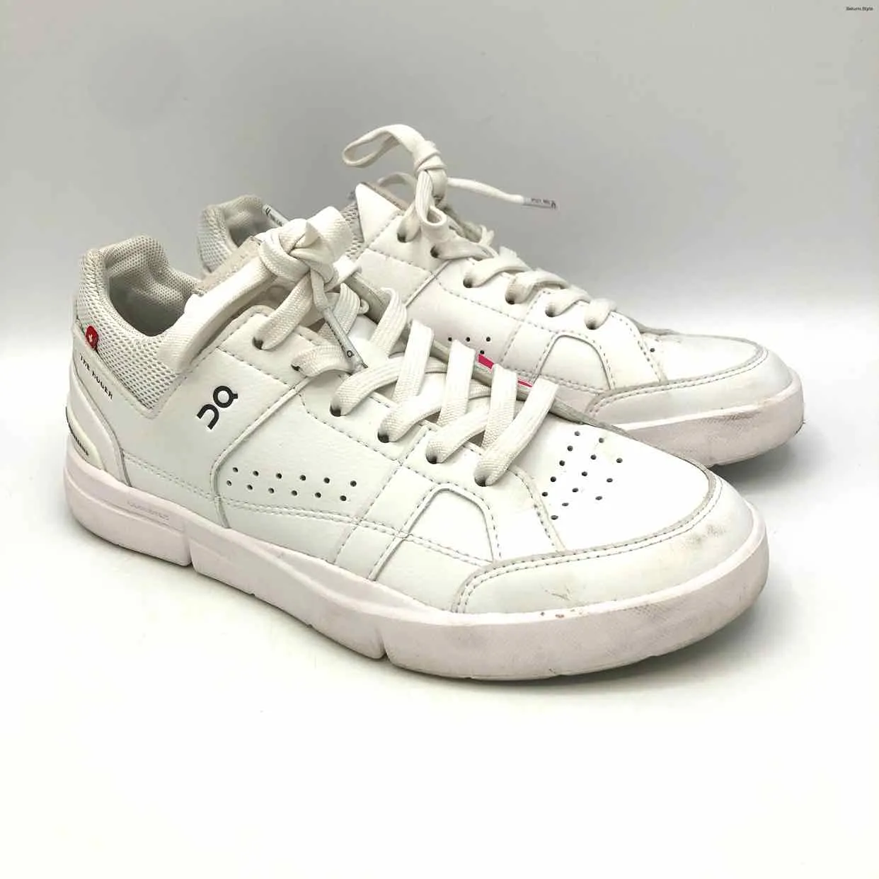 ON CLOUD Swiss Engineering White Leather Sneaker Shoe Size 6-1/2 Shoes