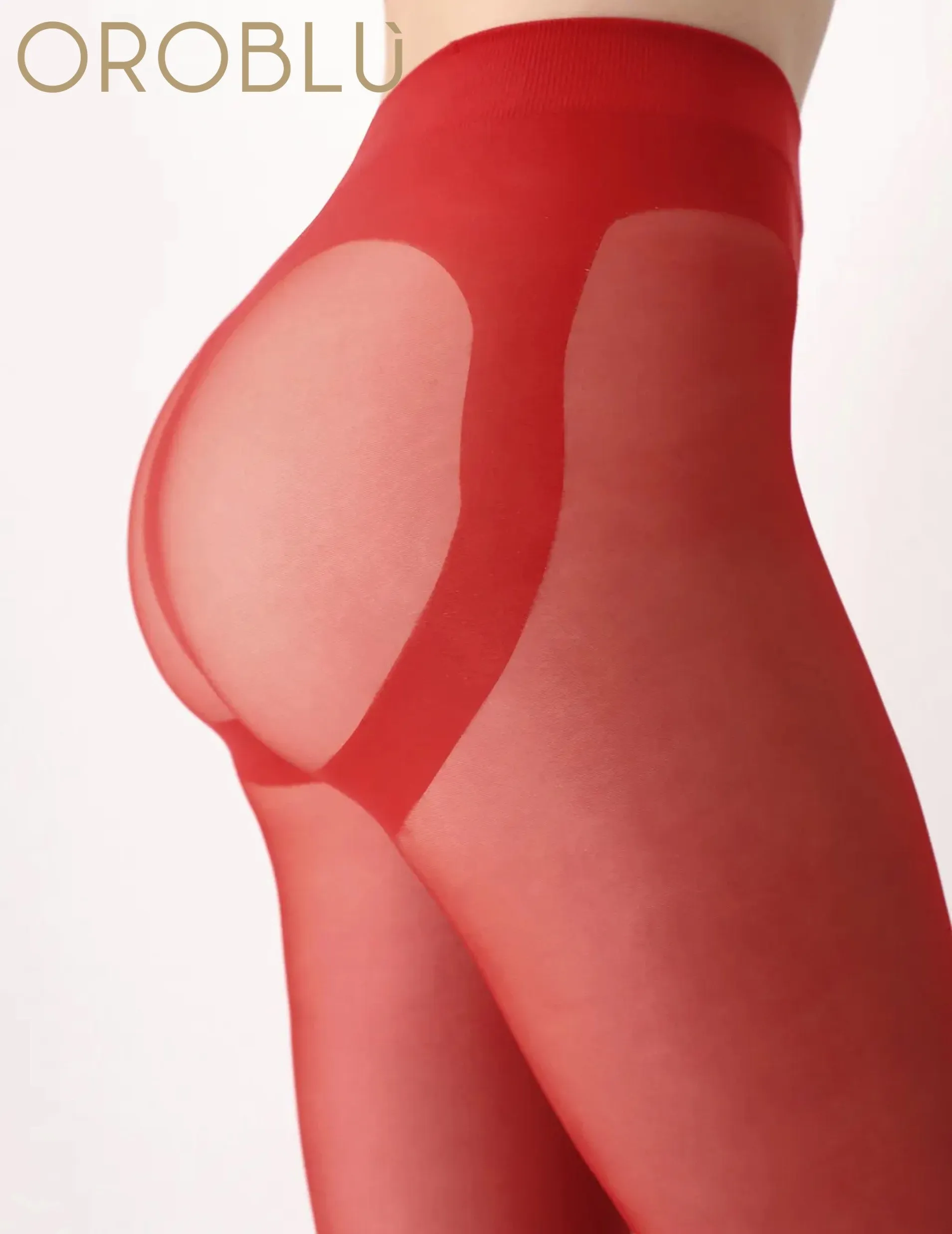 Oroblu Shock Up Line Tights Red