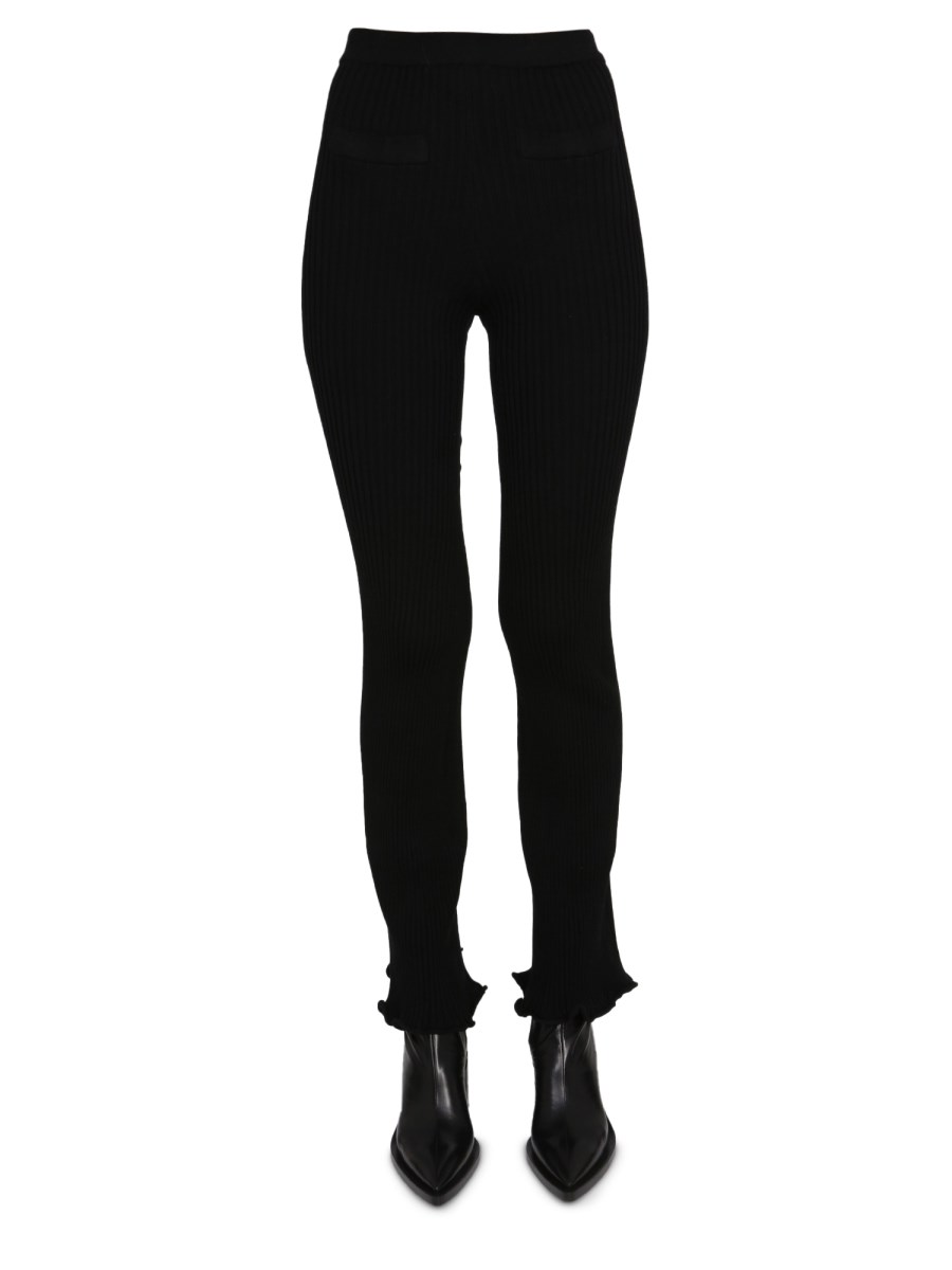 PACO RABANNE    COTTON FLARE LEGGINGS