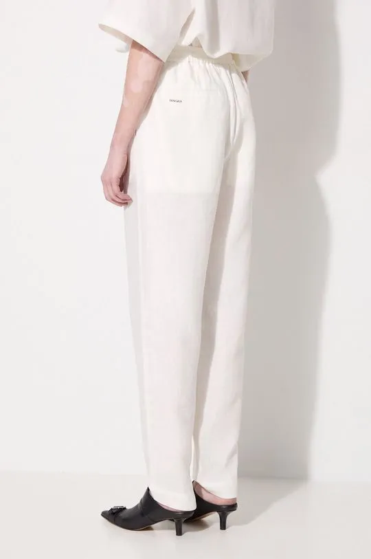 Pangaia linen trousers DNA Linen Trousers white color 10001914