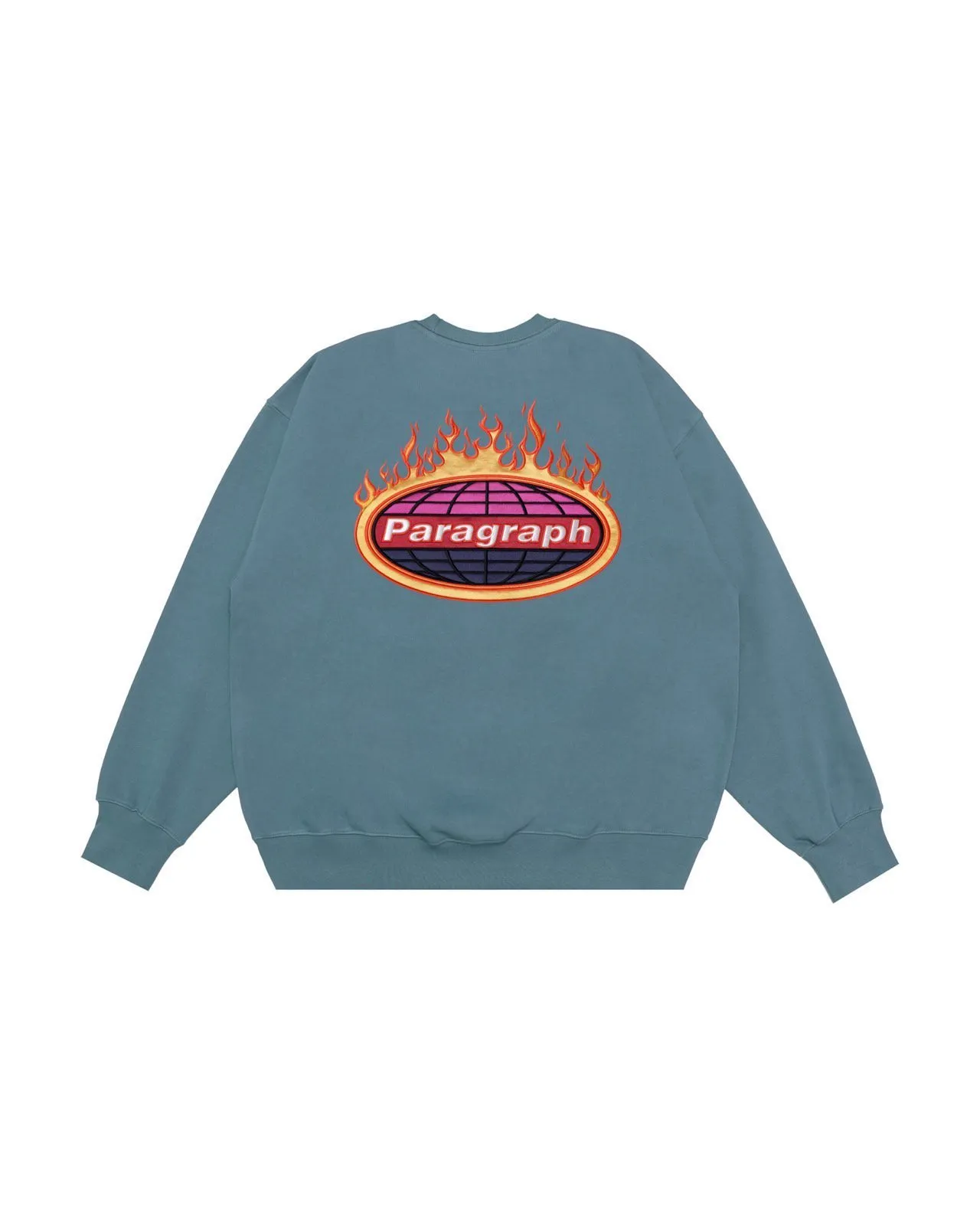 Paragraph  |Crew Neck Unisex Street Style U-Neck Long Sleeves Oversized