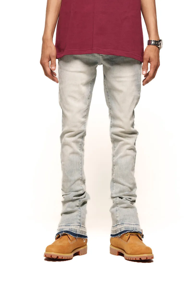 Pheelings EMOTIONALLY DRIVEN FLARE STACK DENIM (LIGHT BLUE)