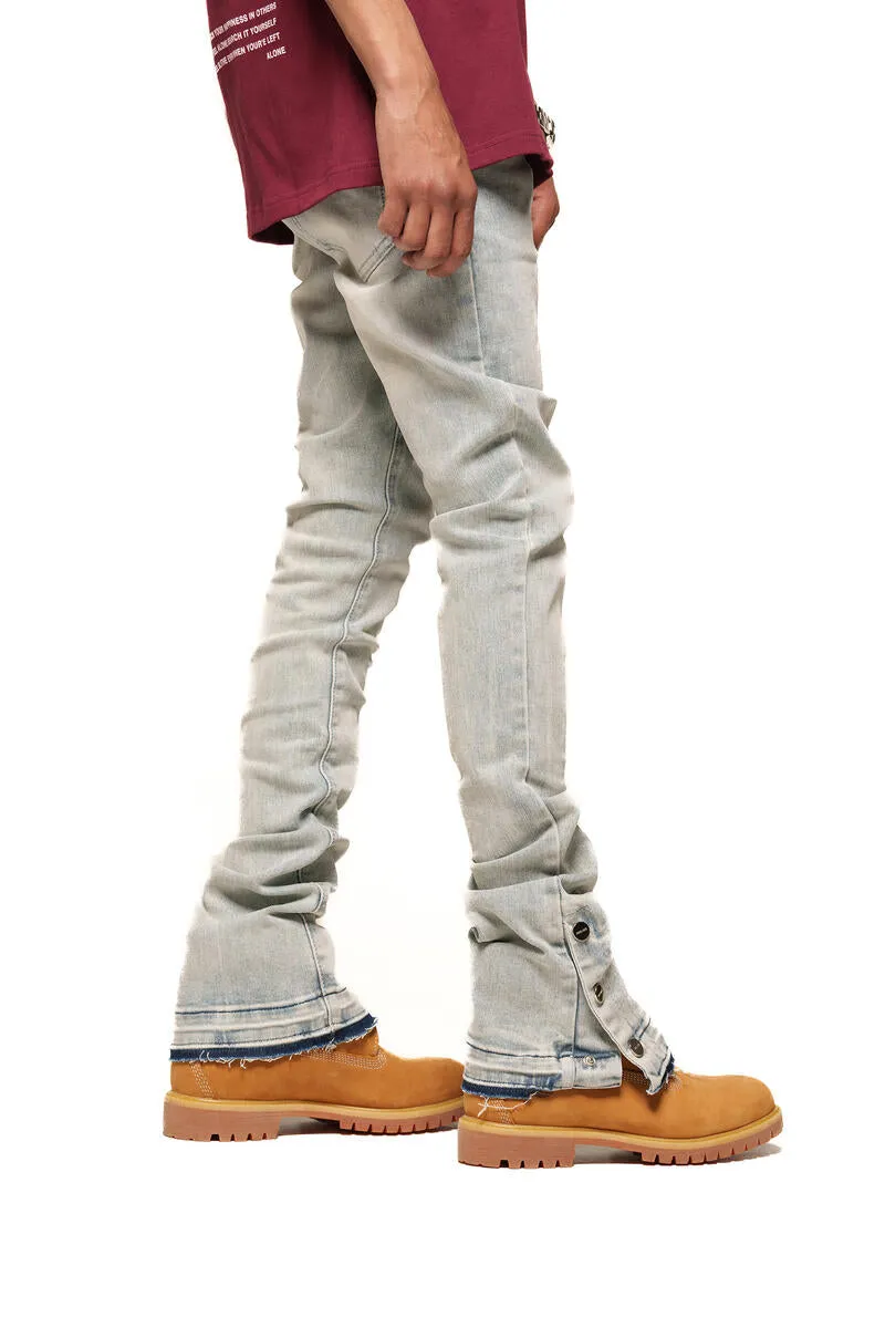 Pheelings EMOTIONALLY DRIVEN FLARE STACK DENIM (LIGHT BLUE)