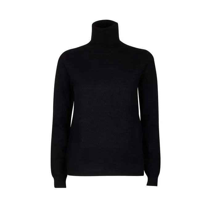 PIOPPO WOOL AND CASHMERE Woman Black